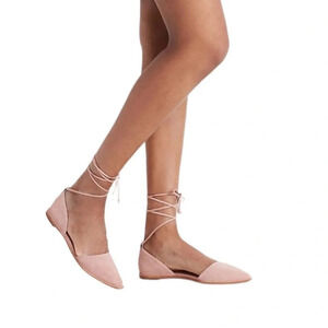 Madewell Pink Arielle D'Orsay Flats Style G1969
